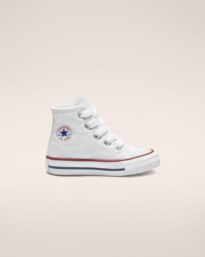 Chlapecké Boty Vysoké Converse Chuck Taylor All Star Classic Bílé | CZ MTXF61